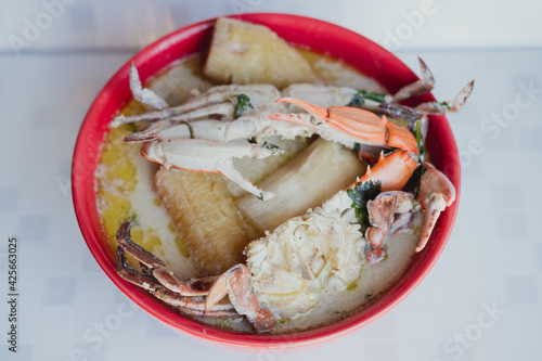 Sopa de cangrejo o jaiba