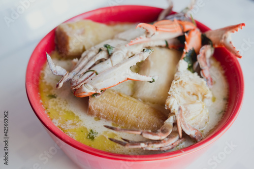 Sopa de cangrejo o jaiba