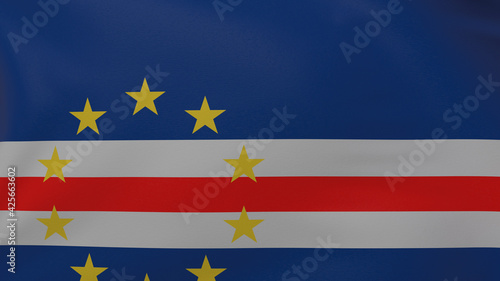 Cape Verde flag texture