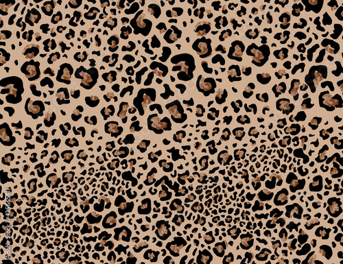 Seamless leopard design pattern  animal print.