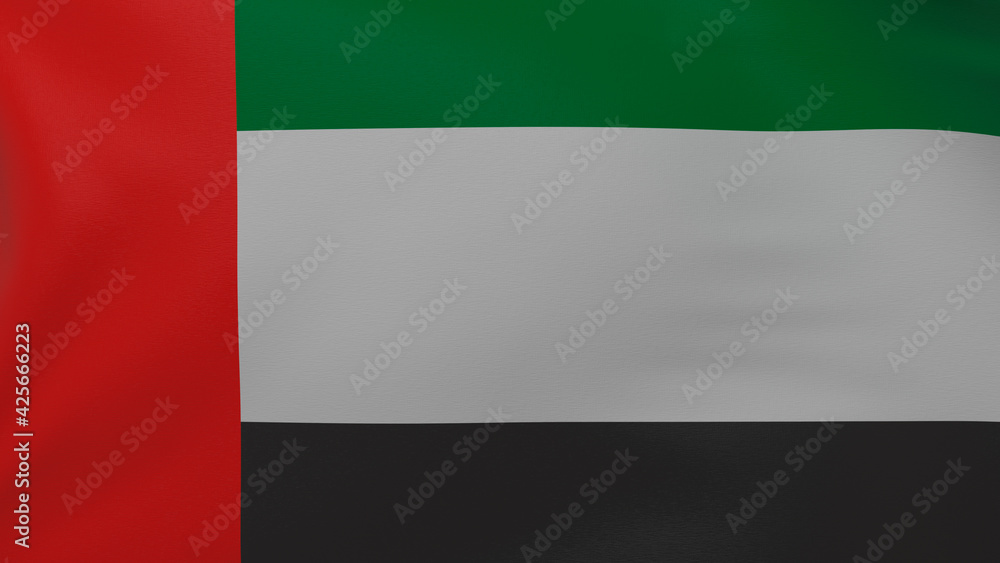Obraz premium united arab emirates flag texture