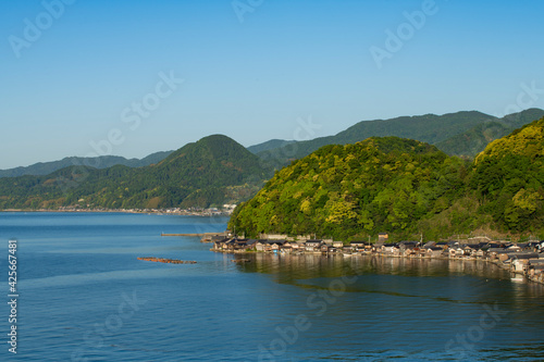 丹後半島 舟屋が並ぶ伊根町