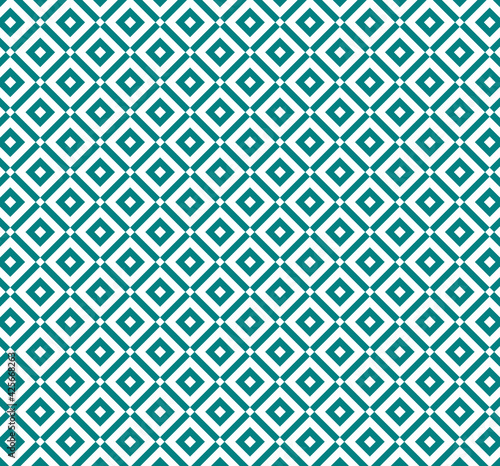 Patrón de azulejos de cuadrados en dos tamaños en color azul pastel con relleno blanco