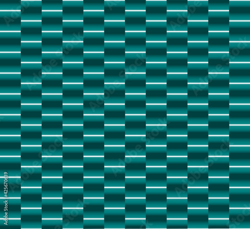 Patrón de rectángulos en azul pastel con efecto degradado formando entramado