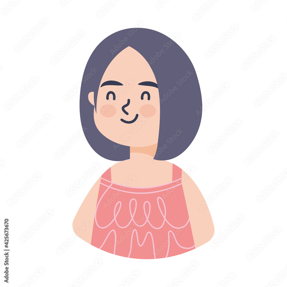 cartoon woman icon cartoon woman icon