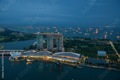 City and Marina Bay Sands, Singapore