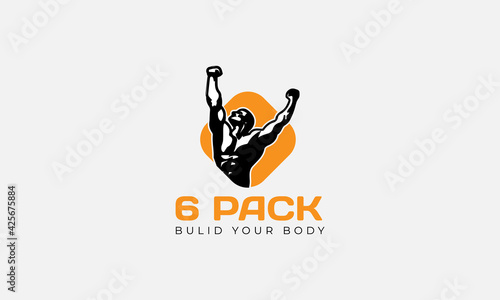 Six Pack Gym Logo