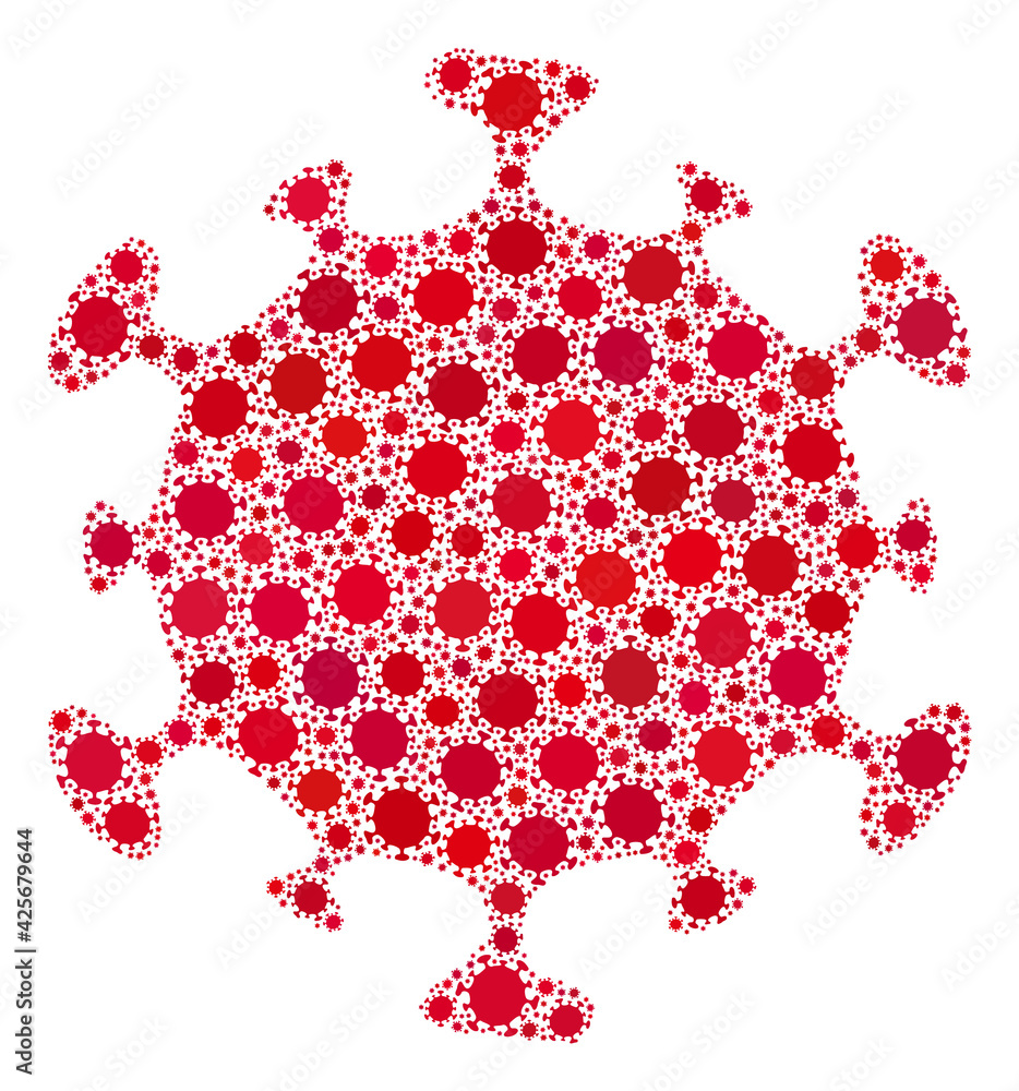 Raster covid virus v2 coronavirus mosaic icon done for pharmacy applications. Covid virus v2 mosaic is created of randomized coronavirus infection items. Raster covid virus v2 coronavirus mosaic icon done for pharmacy applications. Covid virus v2 mosaic is created of randomized coronavirus infection items.