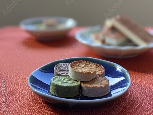 Akita Morokoshi, Dried and Baked Azuki Beans Powder, Japanese Dessert photo