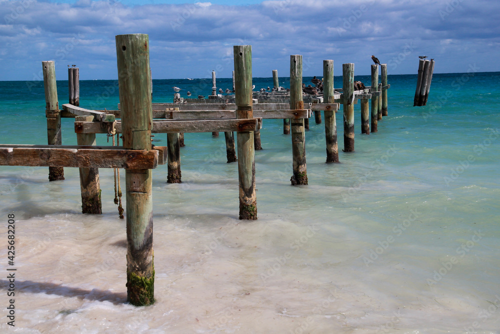 pier in the sea