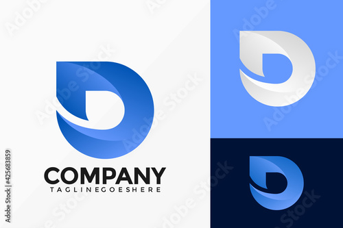 Letter D Business Logo Vector Design. Abstract emblem, designs concept, logos, logotype element for template.