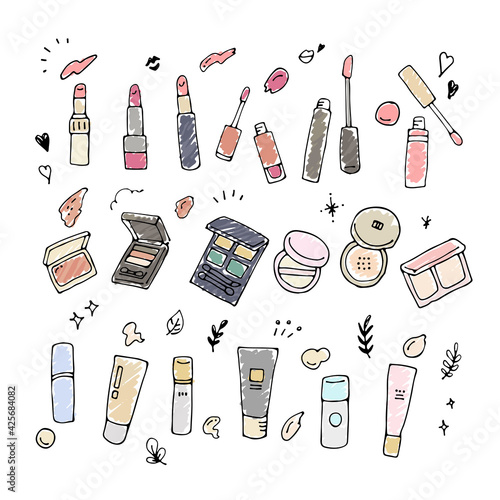 手描き風　コスメセット