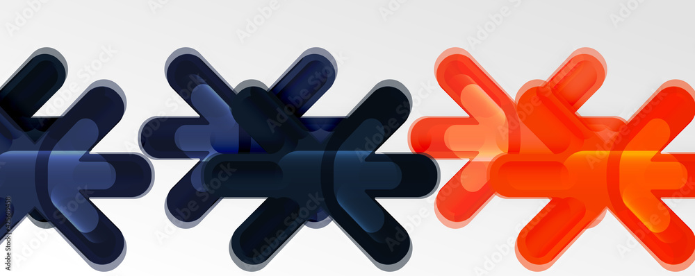Abstract glossy crosses background for business or technology presentations, internet posters or web brochure covers Abstract glossy crosses background for business or technology presentations, internet posters or web brochure covers