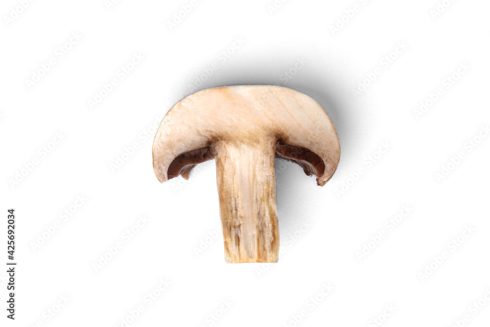 Champignon mushrooms isolated on white background. Champignon mushrooms isolated on white background.