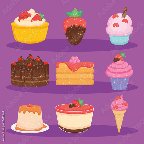 sweet desserts collection