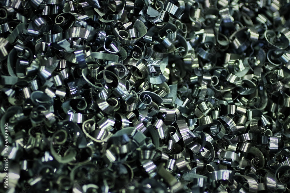 Background of metal chips Background of metal chips