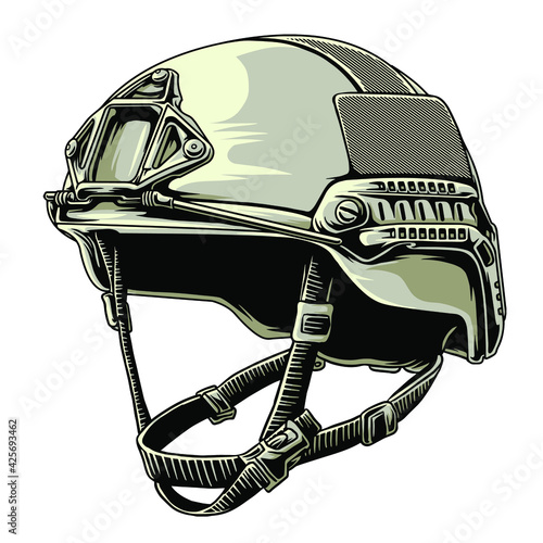design tactical helmet military  photo