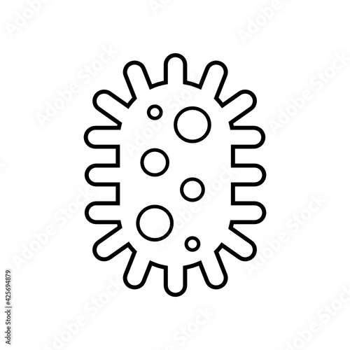 bacteria icon vector
