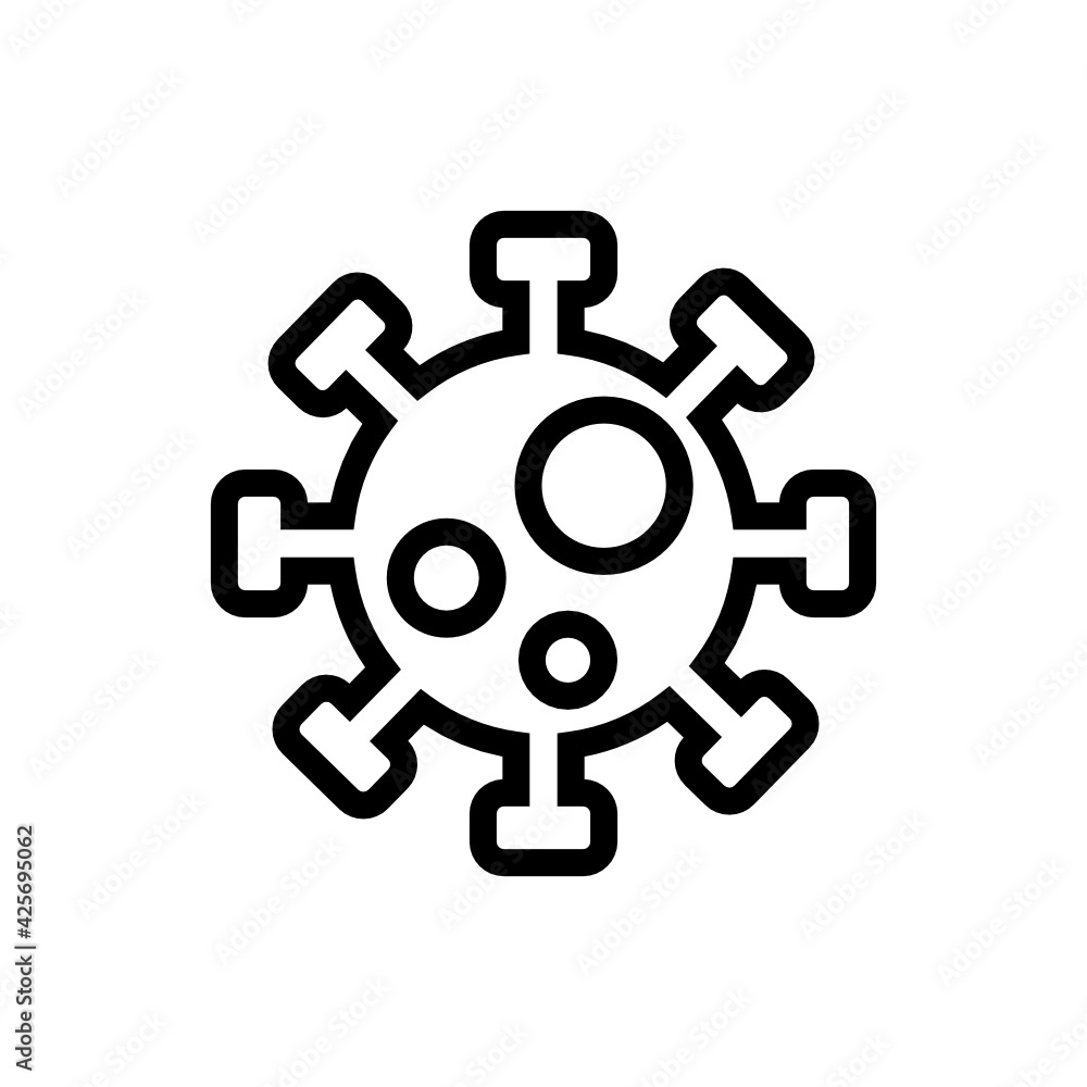 Obraz premium virus icon vector