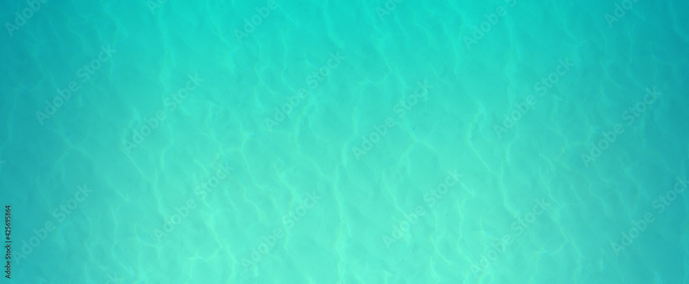 Fond dégradé bleu turquoise avec effet de mer - concept voyage vers des plages exotiques Fond dégradé bleu turquoise avec effet de mer - concept voyage vers des plages exotiques