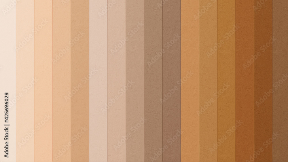 Nude color palette pastel texture background for branding product  presentation mockup with brown pink beige yellow warm cozy earth tones  aesthetic. Dust powder craft surface straight lines 3d render. Stock  Illustration