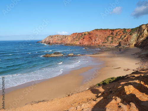 Carrapateira at the West Algarve coast of Portugal