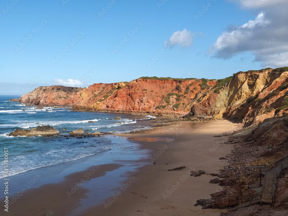 Carrapateira at the West Algarve coast of Portugal