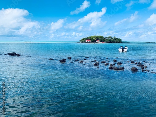 tropical paradise island