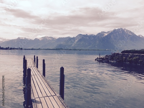 pier on the lake