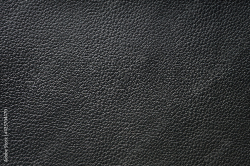 Close up of black leather texture and background © tendo23