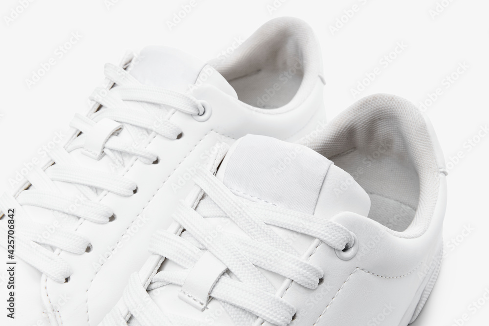 White canvas sneakers unisex footwear fashion White canvas sneakers unisex footwear fashion