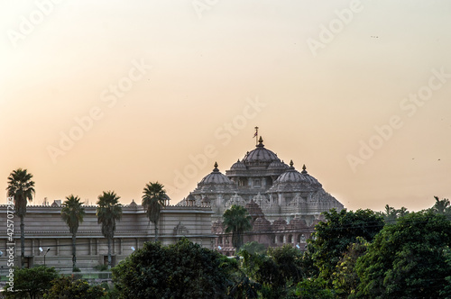 Swaminarayan Akshardham (New Delhi) is a Hindu temple, and spiritual-cultural campus in New Delhi, India. The temple is close to the border with Noida. photo