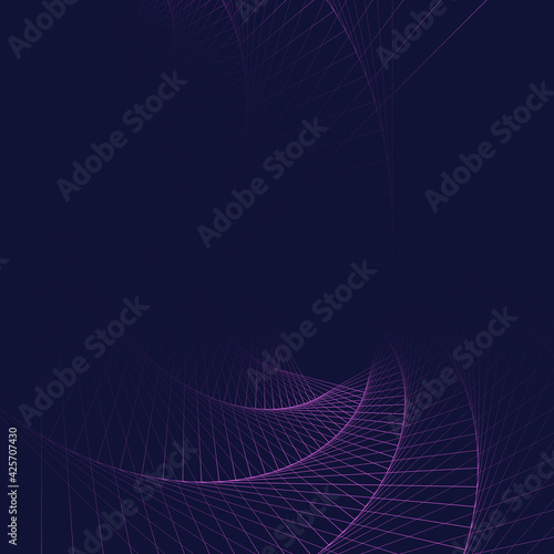 rotation square abstract geometric background, vector equilibrium photo