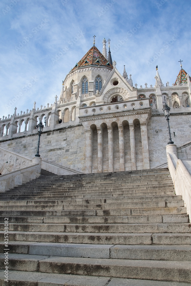 Fisherman's Bastion, a fairy tale castle, is one of the most visited attractions in Budapest