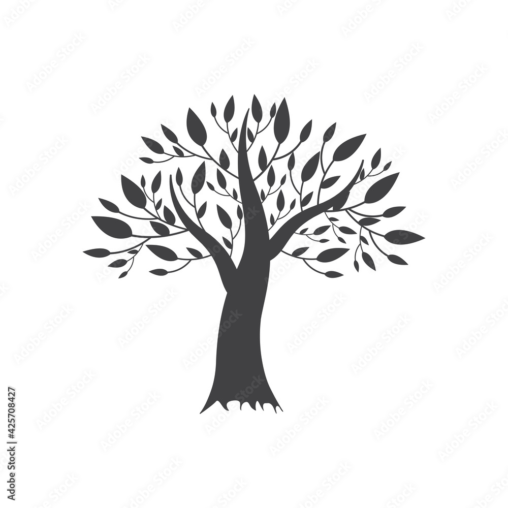 Obraz premium Tree icon design template vector