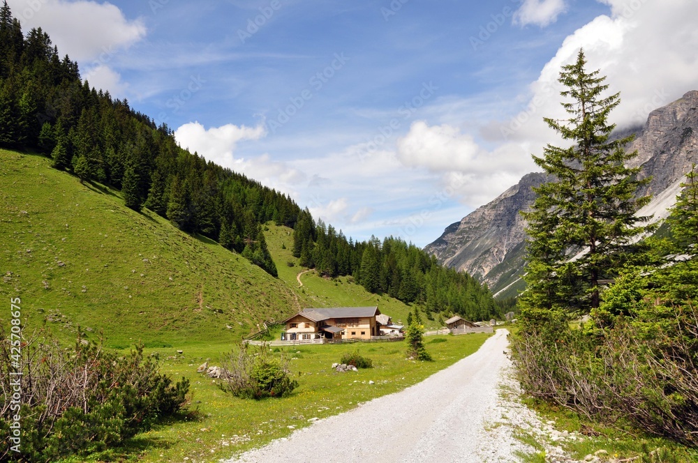 Pinnistal in den Alpen