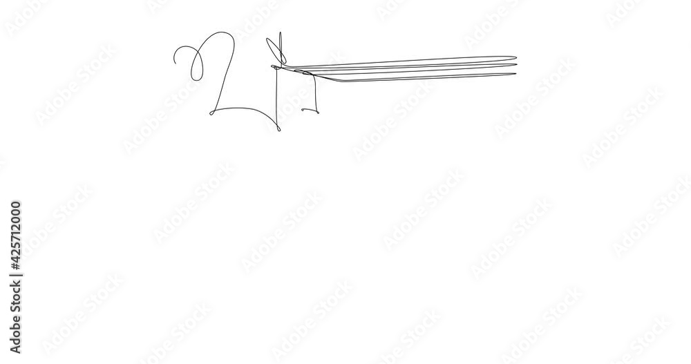 4K and HD continuous line detail video of a courier's hands delivering a parcel. Home delivery concept, modern work. Isolated on white background 4K and HD continuous line detail video of a courier's hands delivering a parcel. Home delivery concept, modern work. Isolated on white background