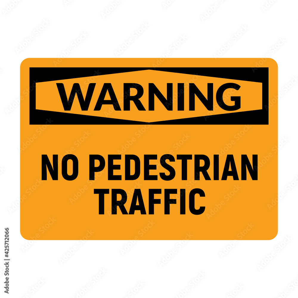 No pedestrian traffic danger vector icon. Forbidden public pedestrian prohibit sign No pedestrian traffic danger vector icon. Forbidden public pedestrian prohibit sign