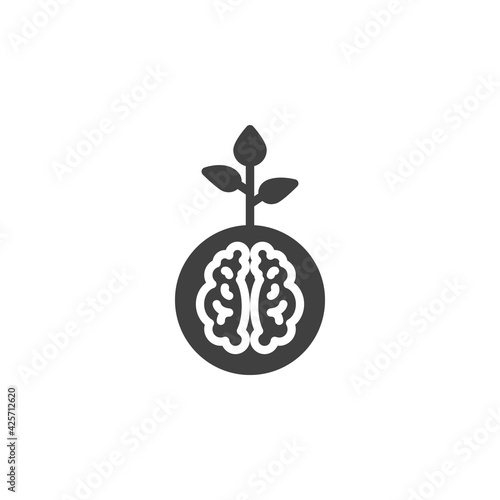 Growth mindset vector icon