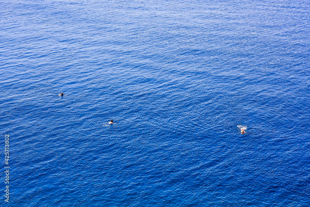 Adriatic blue sea background, sea texture Adriatic blue sea background, sea texture