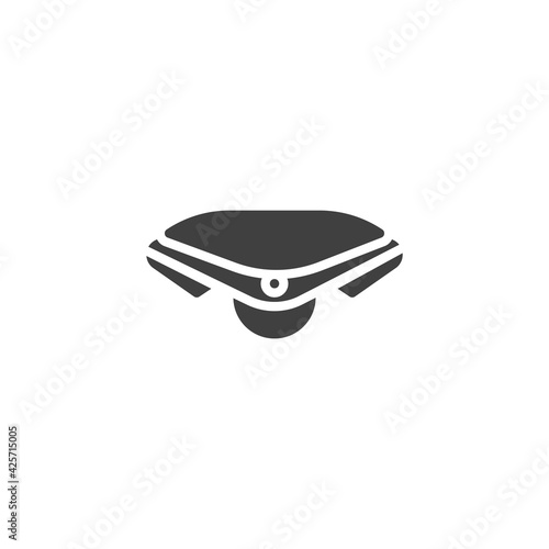 Electric unicycle vector icon