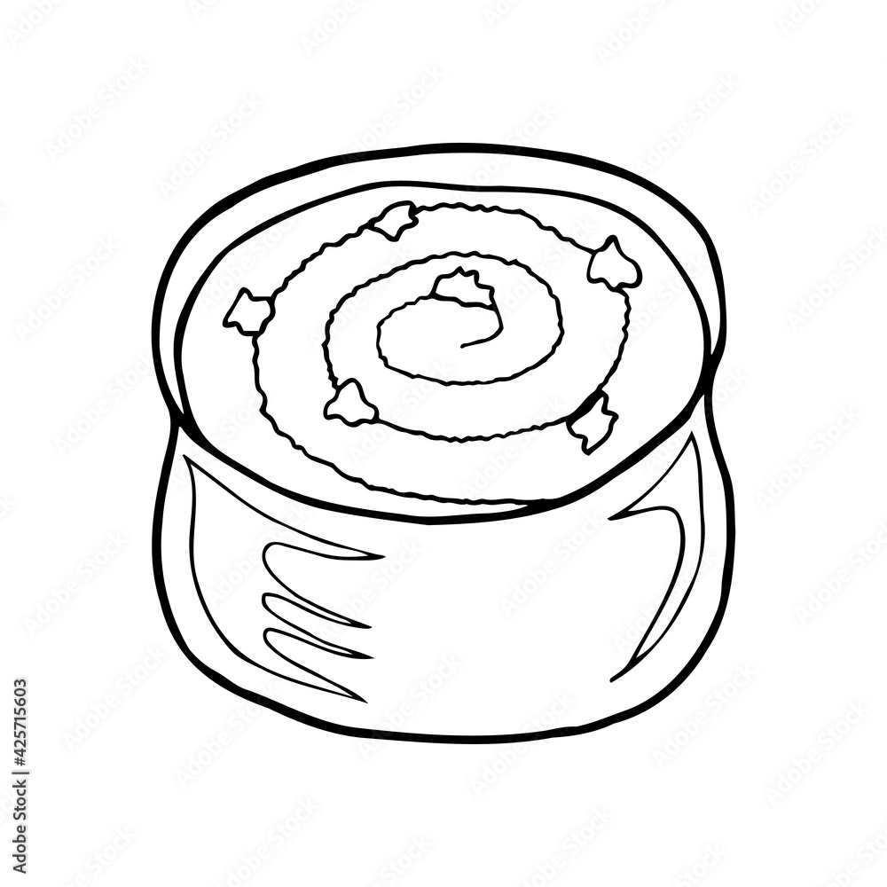 Vector hand-drawn almond cream bienmesabe. Spanish dessert. Design sketch element for menu cafe, bistro, restaurant, bakery, label and packaging. Illustration on a white background. Vector hand-drawn almond cream bienmesabe. Spanish dessert. Design sketch element for menu cafe, bistro, restaurant, bakery, label and packaging. Illustration on a white background.