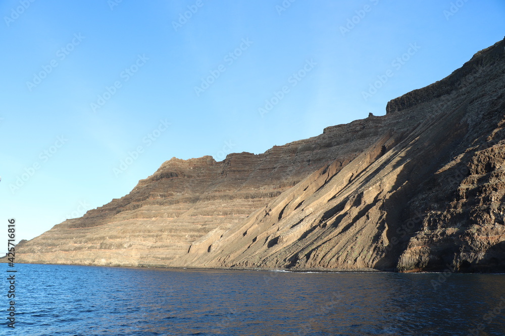 Paysages La Graciosa Lanzarote Îles Canaries Espagne Paysages La Graciosa Lanzarote Îles Canaries Espagne