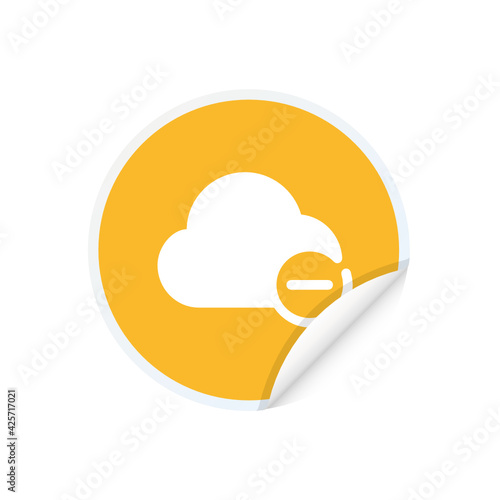 Remove Cloud - Sticker