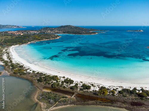 Sardegna: Cala Brandinchi - San Teodoro. Veduta aerea