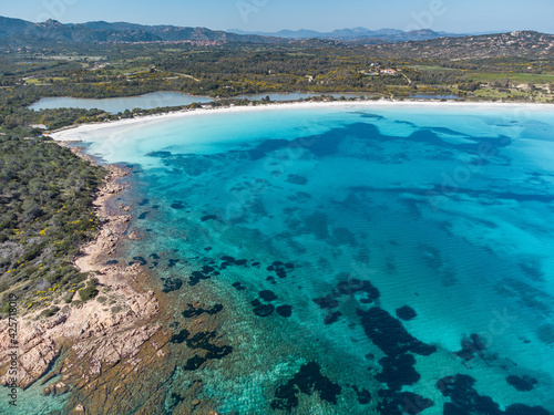 Sardegna: Cala Brandinchi - San Teodoro. Veduta aerea