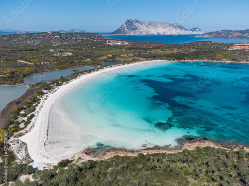Sardegna: Cala Brandinchi - San Teodoro. Veduta aerea