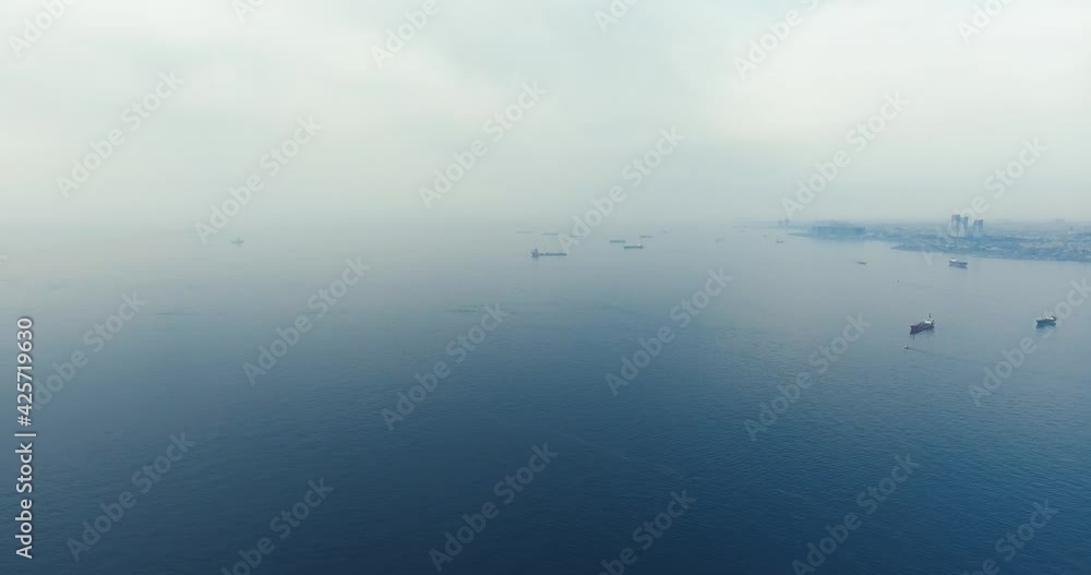 amazing drone shot of cargo ships amazing drone shot of cargo ships