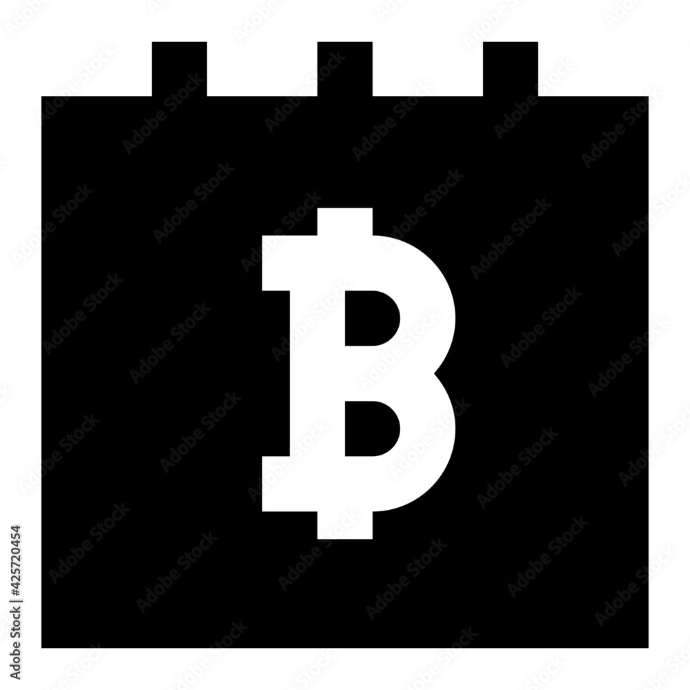 Have a look at this creative linear icon of bitcoin calender
Have a look at this creative linear icon of bitcoin calender