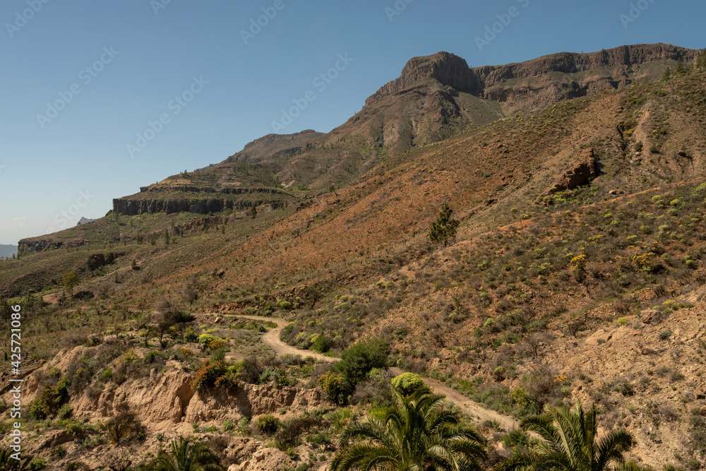 Senderismo en el Barranco de Fataga, Gran Canaria